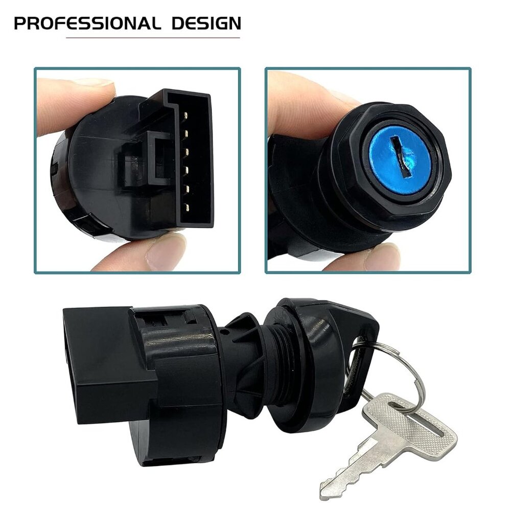OEM Replacement Ignition Starter Switch for Polaris RZR, Ranger, Sportsman ATVs - Picture 3 of 6